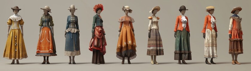 Create a collection of 3D clay renders that showcase the beauty and diversity of wildlife from around 