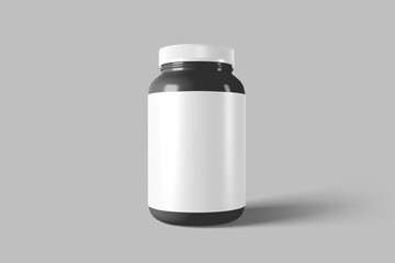 Protein Powder Jar Mockup