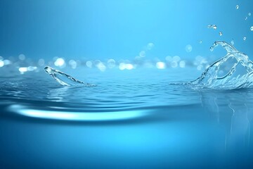 Vivid 3D water liquid background, ideal for creative designs and multimedia applications