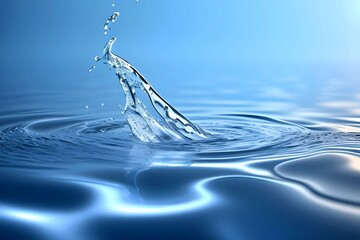 Dynamic flowing water background in 3D, ideal for artistic and creative projects