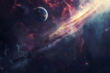Lost in the Infinite Tapestry of Stars and Nebulae