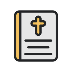 Obraz premium bible book filled style