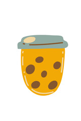 Pearl milk tea take away coffee tea dessert sweet drink 