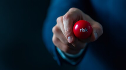 Courageous Male Leader Embracing Risk and Innovation