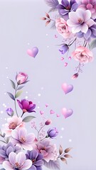 Obraz premium pink flowers and water