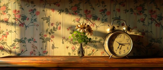 Timeless Craft Vintage Horologist's Workspace with Business Cards Clock Faces and Gears, Timeless Craftsmanship Vintage Clock Restoration Workshop with Business Cards Tools and Timepieces