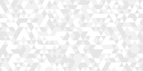 Obraz premium Vector geometric seamless gray, white cube square low polygon background. abstract surface creative diamond pattern corporate. white and gray polygon Mosaic triangle overlap texture background.