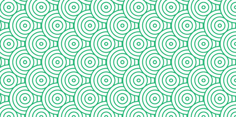 	
Abstract Overlapping Pattern. Seamless geometric ocean spiral pattern and abstract circle wave lines. blue seamless tile stripe geomatics create retro square line backdrop pattern background.