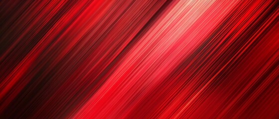 Abstract red background with diagonal stripes and copy space for text design, bold and dynamic backdrop for modern visuals