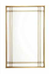 Gold framed mirror