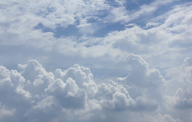 
The sky is full of clouds