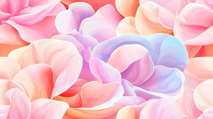 Fototapeta premium Pastel Flower Petals Texture