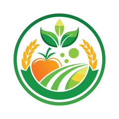 organic food logo design