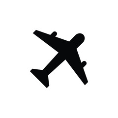 Plane icon logo design template isolated illustration