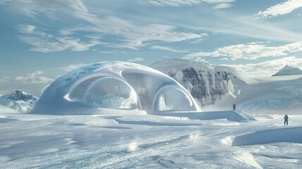 An ice hotel on Pluto offering the ultimate getaway with views of the solar system and luxurious