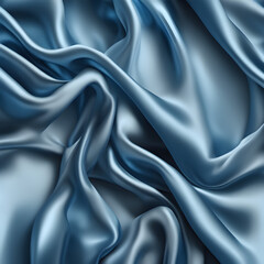 Obraz premium Blue silk