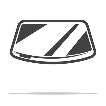 recommend clip art: Car windshield icon transparent vector isolated