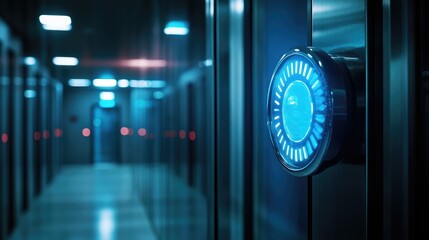 Biometric security system with iris and fingerprint scanners for secure access