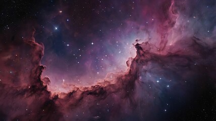 Obraz premium Whirling Galaxy with Vibrant Cosmic Colors