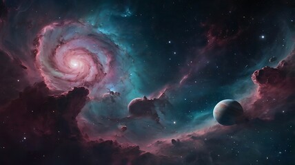 Dramatic Galaxy Cloud with Supernova