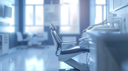 Interior of a modern dental clinic