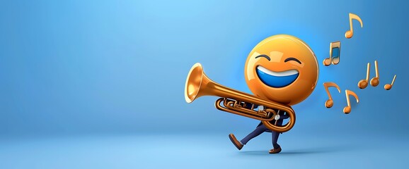 emojis with bluebackground hornpipedancerface