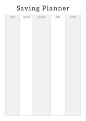 Saving Planner
