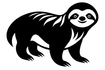  sloth design silhouette vector illustration