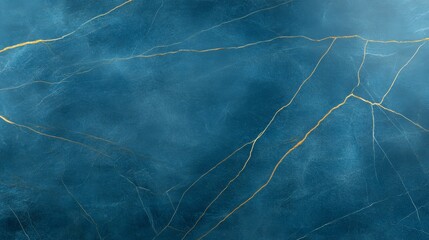Obraz premium Elegant blue and gold marble texture background with abstract swirls 