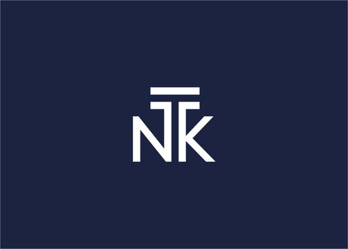 Letter ntk logo icon design vector design template inspiration