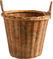 Empty wicker basket