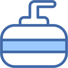 Vector Icon Curling, Curl, Sports And Competition, Winter Sport, Bowls