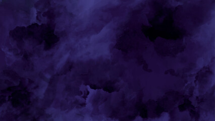 Purple Watercolor Background. Abstract black and purple watercolor gradient background. An abstract and colorful purple watercolor background,