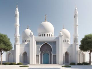 Fototapeta premium mosque 3d render 