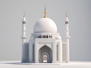 Fototapeta premium mosque 3d render 