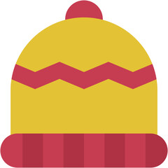 Vector Icon Winter Hat, Accessory, Clothing, Warm, Beanie