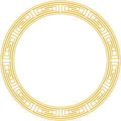 Chinese Circle Frame Decoration
