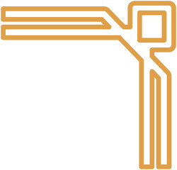 Chinese New Year Corner Border
