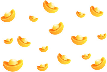 Falling chinese Yuanbao © Otomedream