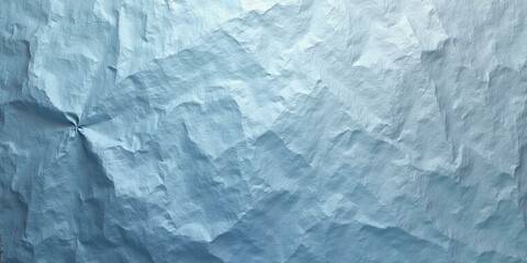 Obraz premium Silver Textured Paper in Steel Blue with Crumpled Light Blue Texture