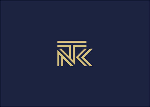 Letter ntk logo icon design vector design template inspiration