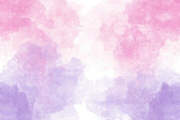 Fototapeta premium Soft pastel watercolor texture in pink and purple shades, ideal for backgrounds.