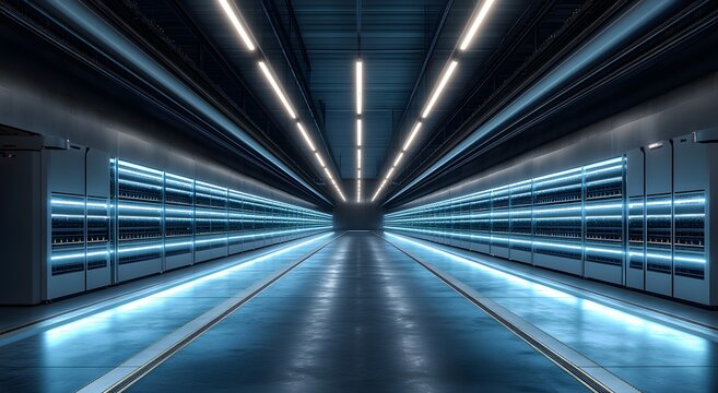 corridor in a modern building