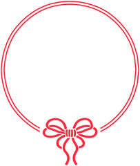 Japanese Awaji knot mizuhiki frame