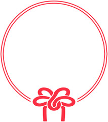 Japanese Awaji knot mizuhiki frame