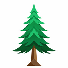 Fototapeta premium christmas tree illustration