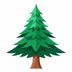 Fototapeta premium christmas tree illustration