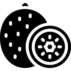 Vector Icon Kiwi, Healthy Food, Fruit, Food, Vegetarian, Diet