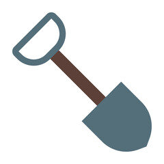 Shovel Flat Icon Design
