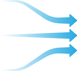 Airflow Arrow Wind and Motion Symbol